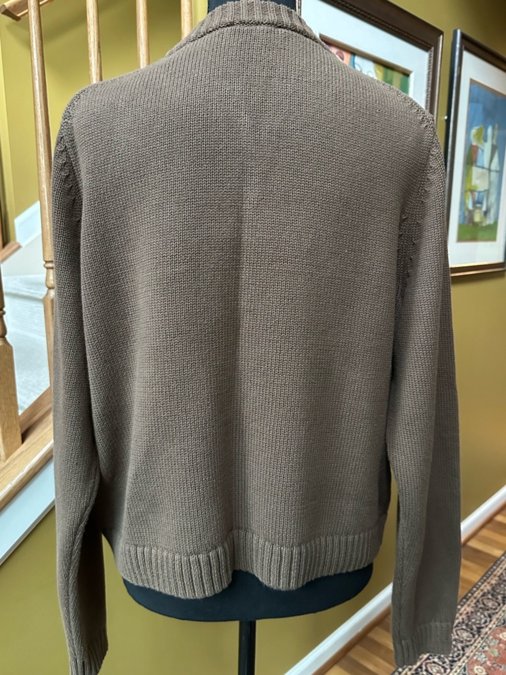 GAP Cardigan In Chocolate Brown - Picture 2 of 10